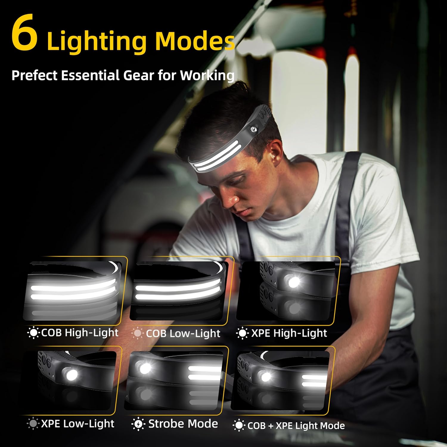 Detalle 2 de Dopalloy Head Torch Rechargeable 2 Pack