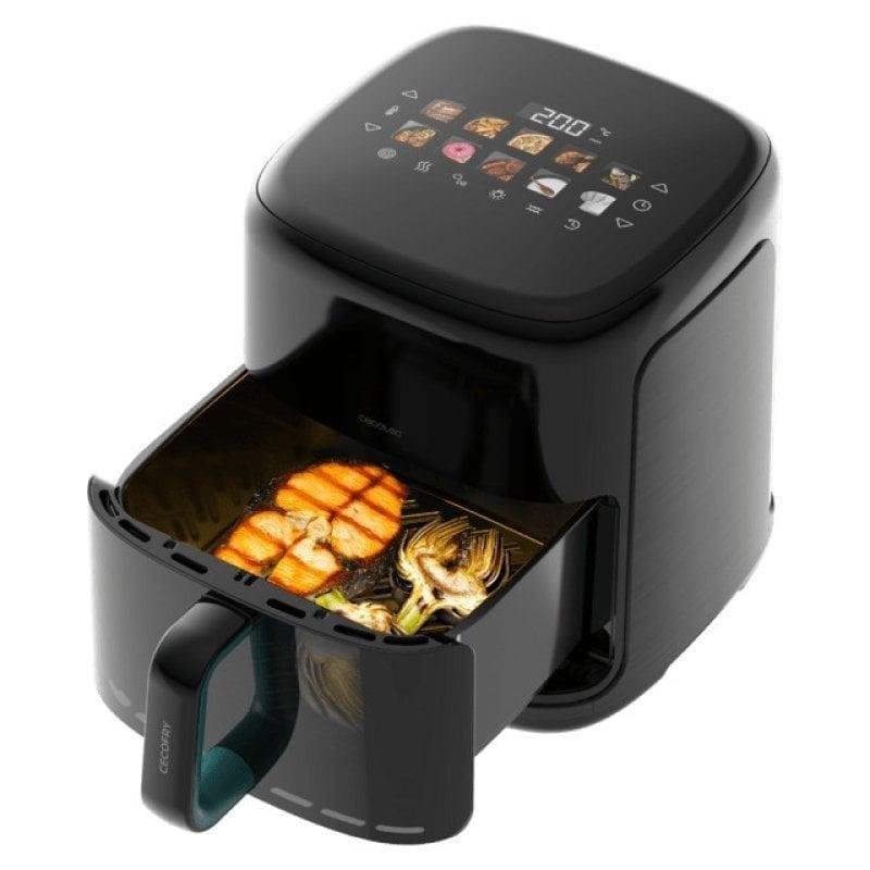 Detalle de Cecotec Cecofry&Grill Smokin'Prime 6500: freidora de aire, grill y plancha con ahumador (6,5 L, 2200 W)