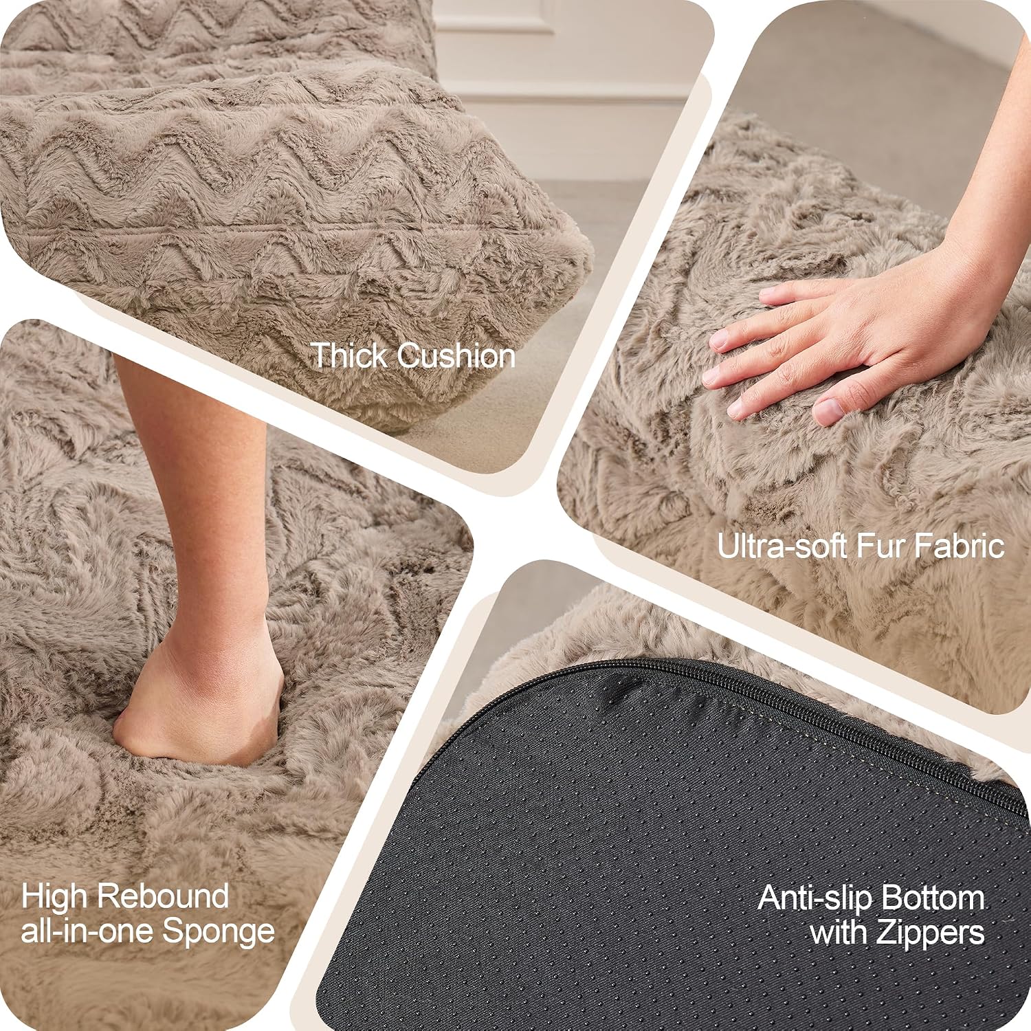 Thumbnail 6 de Hobestluk Bean Bag Chair 3-Seater