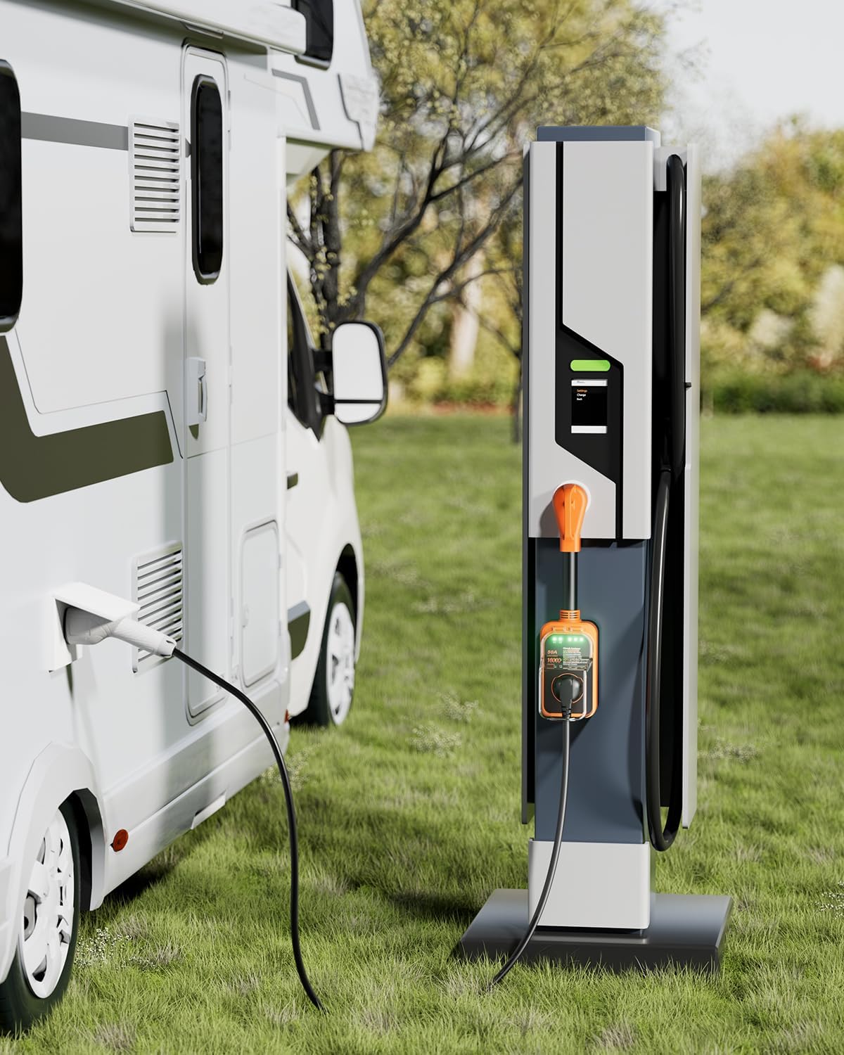 Thumbnail 6 de FOCSPROD 50 Amp RV Surge Protector with RV Circuit Analyzer (16000J) and Waterproof Cover