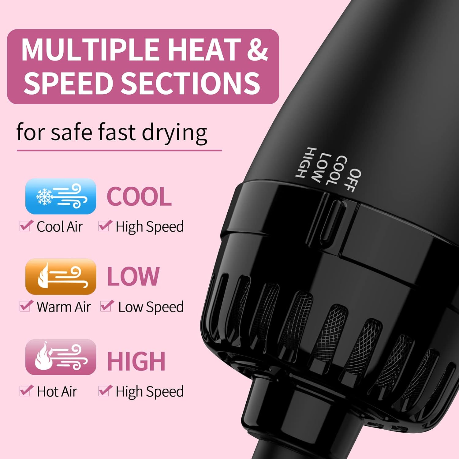 Thumbnail 5 de Sawop Hair Dryer Brush 1-in-1 styler