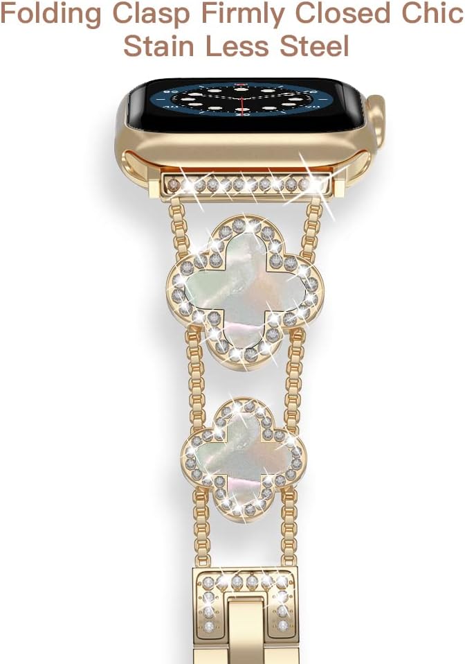 Detalle 2 de Musk-MSKR Diamond Apple Watch band 5.3-7.5 in