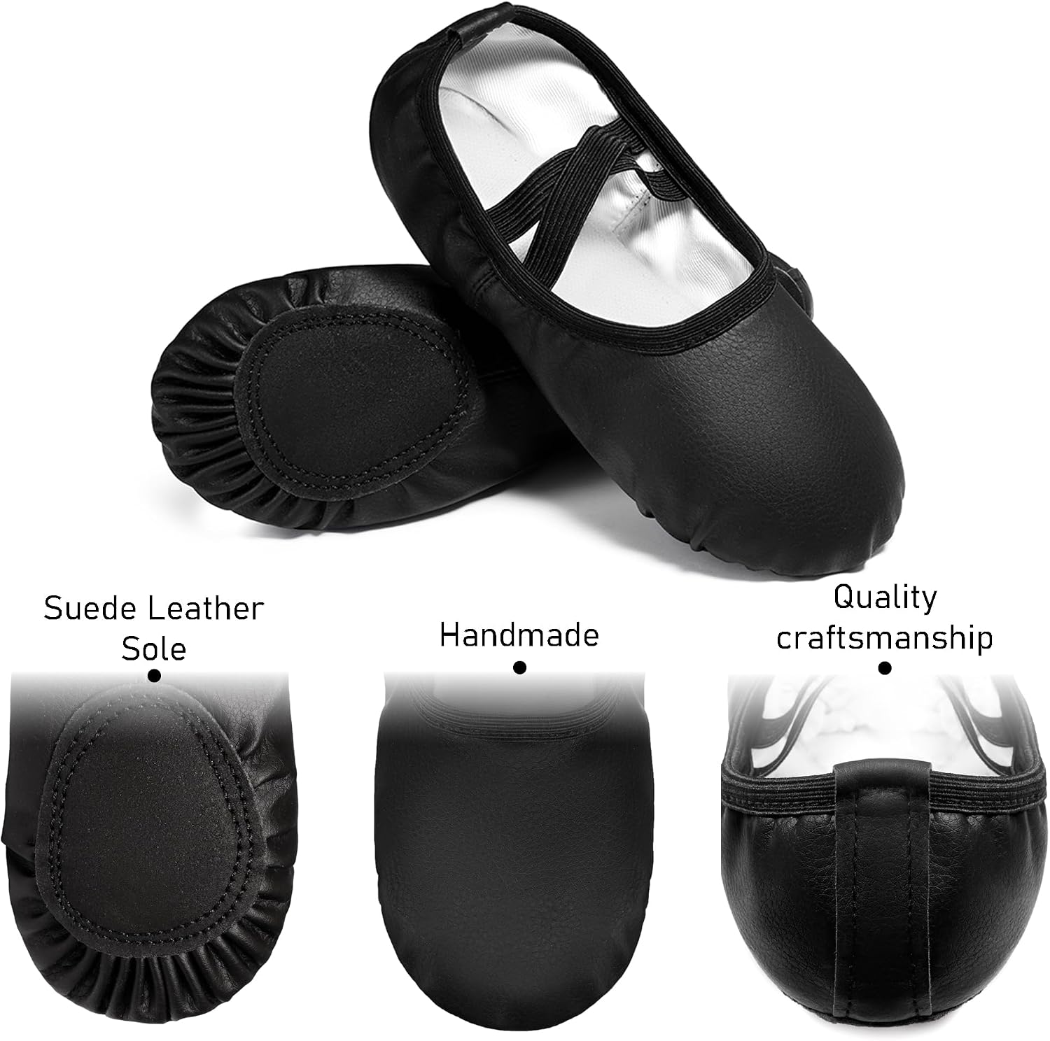 Detalle de Dynadans Ballet Slippers Soft Leather