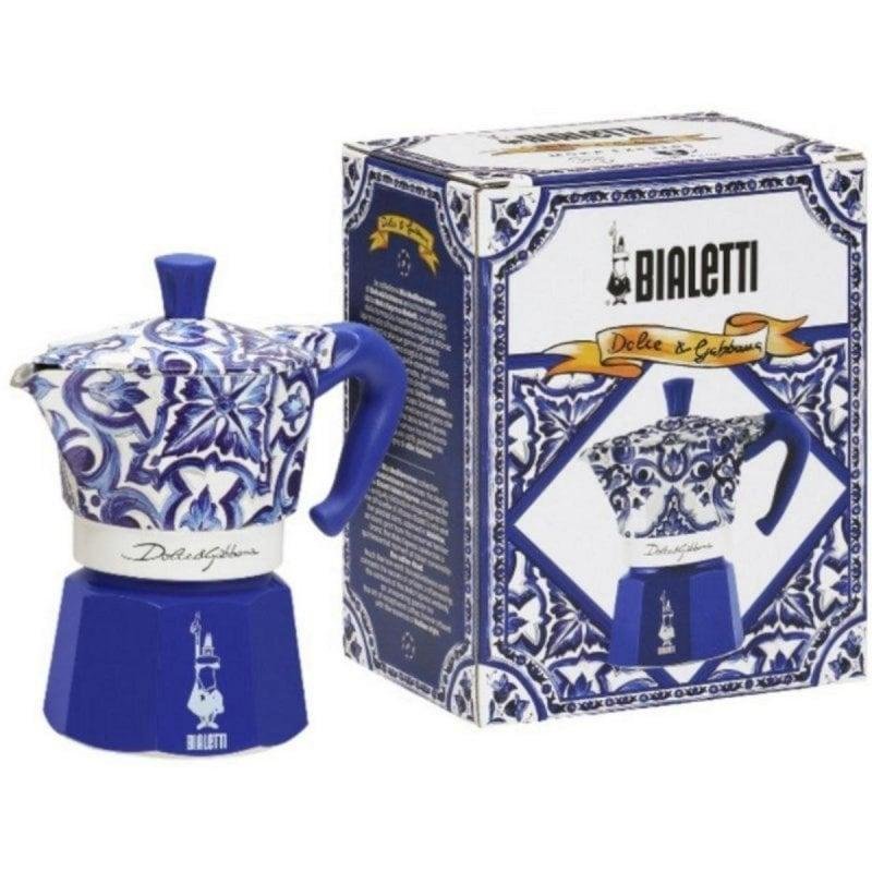 Detalle 2 de Bialetti Dolce&Gabbana Moka Express 6 tazas de aluminio compatible con inducción