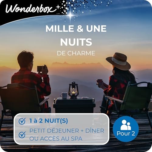 Detalle de Wonderbox Mille Et Une Nuits De Charme – Coffret Cadeau Séjours