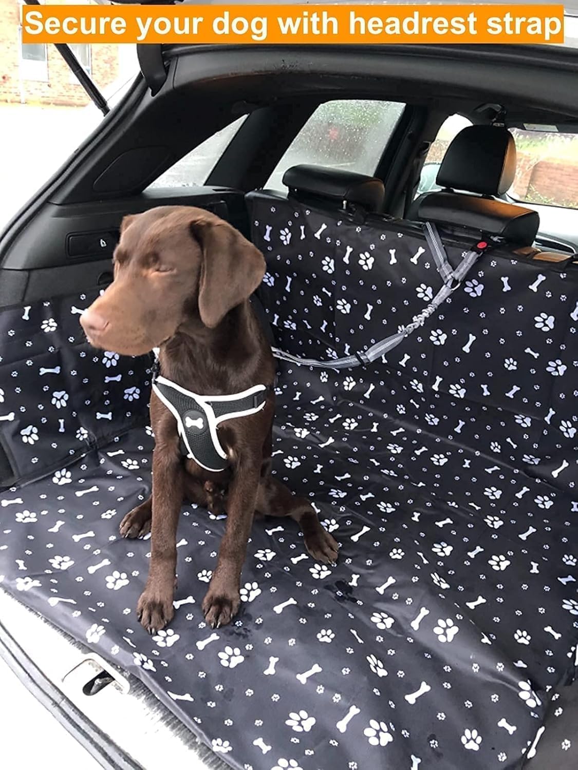 Thumbnail 6 de GoBuyer Dog Car Headrest Seat Belt 2 Pack – Adjustable Pet Travel Harnesses for Safe Car Journeys