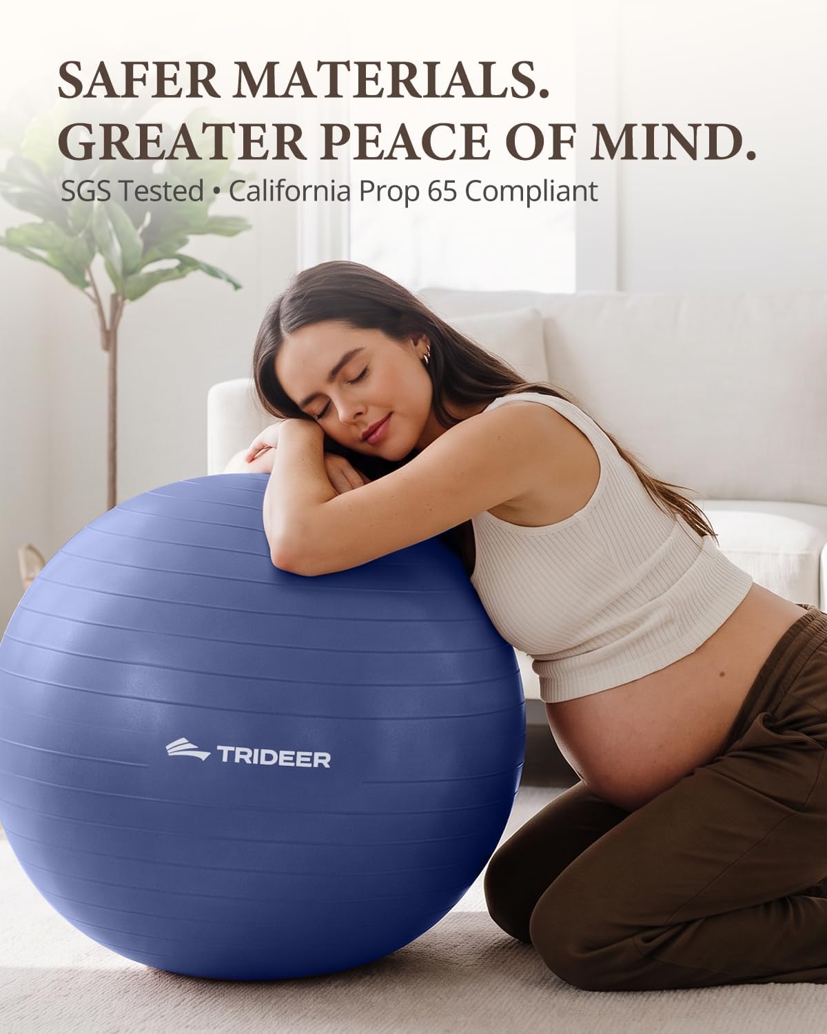 Thumbnail 5 de Trideer Exercise Ball Stability Ball for Pilates 🧘♀