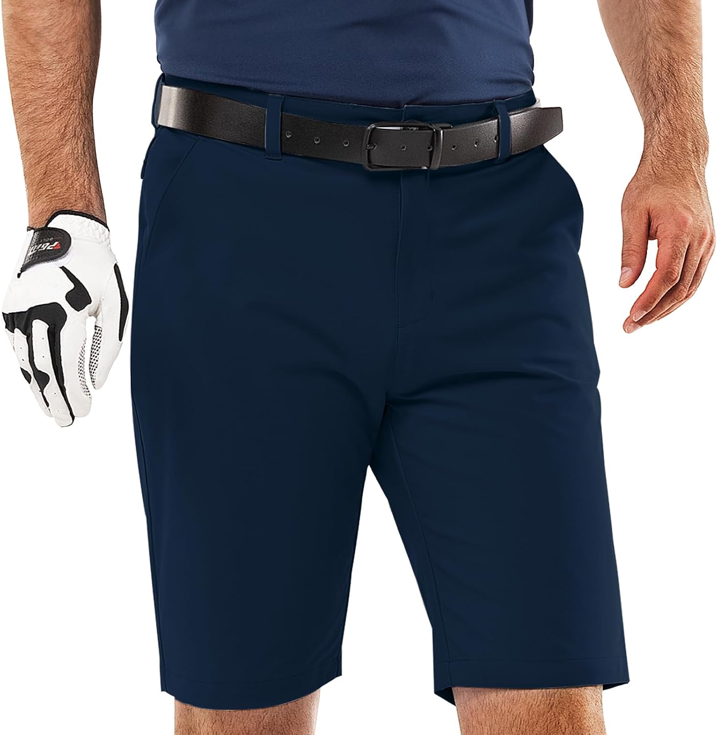 Detalle de 33,000ft Mens Golf Shorts UPF 50+ Stretch 10'' Cargo Bermuda – Water-Resistant for Golf, Hiking and Work