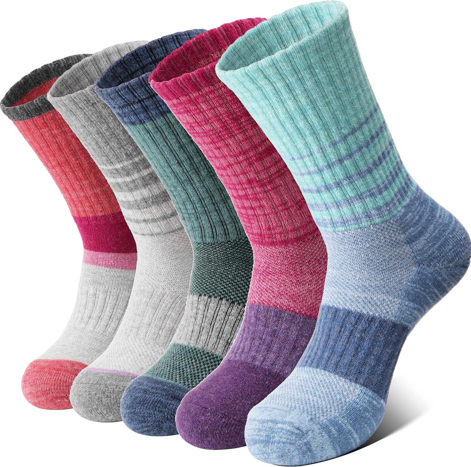 Detalle de Anlisim Merino Wool Hiking Socks, 5 pairs ⚡