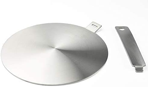 Detalle de RUNZI Hob-Three-20cm inductiewarmteverdeler, drielaags en met afneembaar handvat