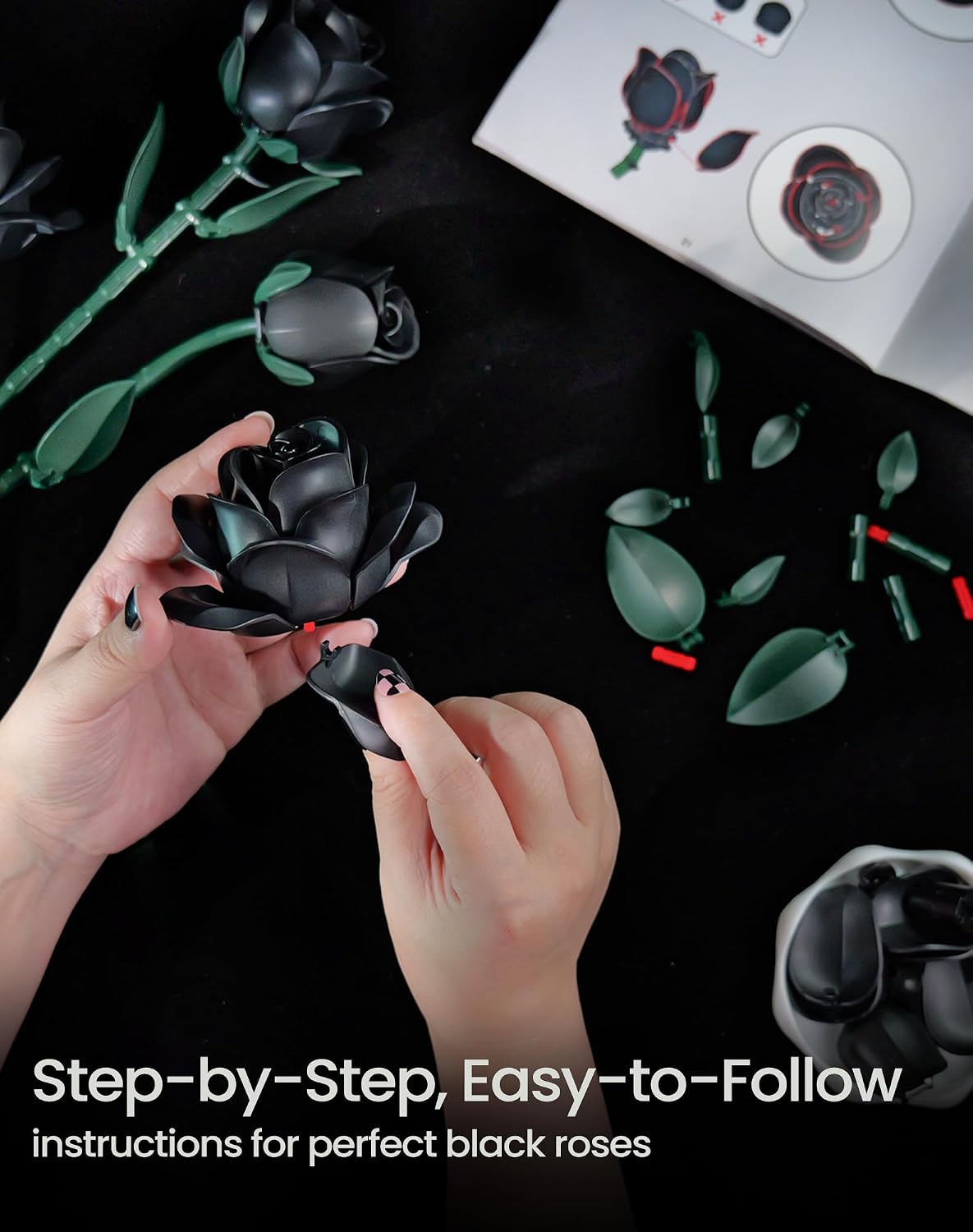 Thumbnail 6 de iATOM Black Rose Bouquet 12Pc 🌹