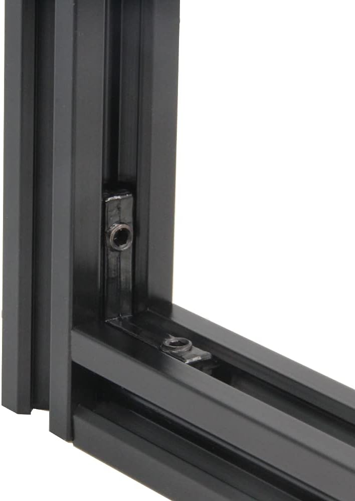Detalle 2 de Zeberoxyz 10 Stück L-förmige Eckwinkel 90° für 3030 Aluminium-Extrusion