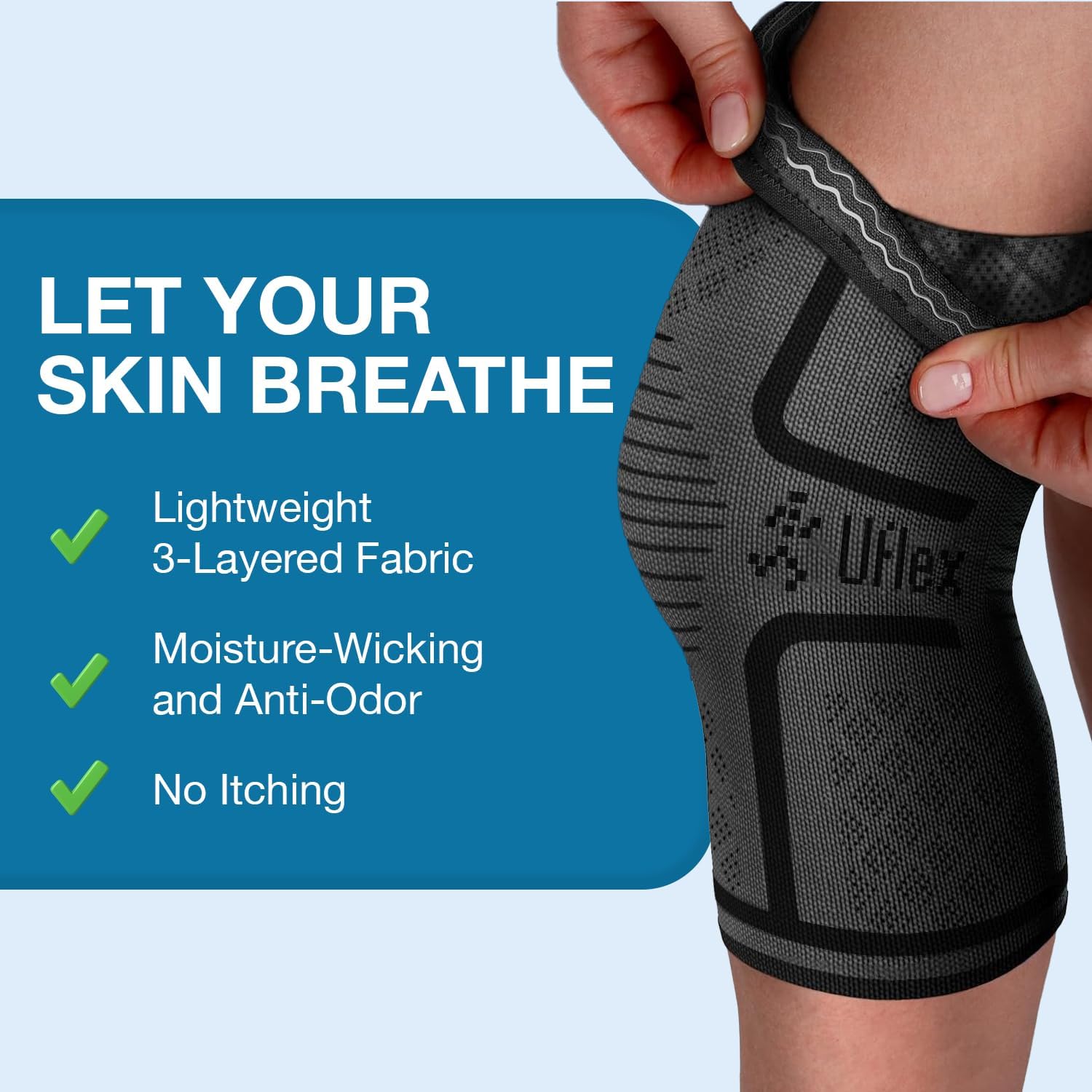 Thumbnail 6 de UFlex Athletics Knee Brace: Compression Sleeve for All-Day Support and Pain Relief