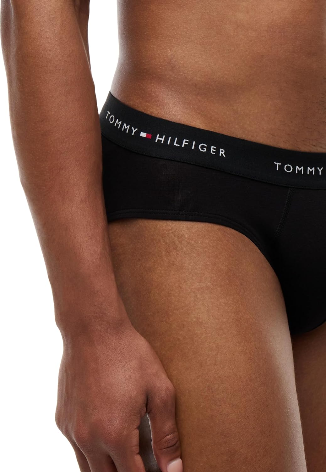Thumbnail 3 de Tommy Hilfiger Herren 3er Pack Unterhosen Hip Briefs mit Logobund