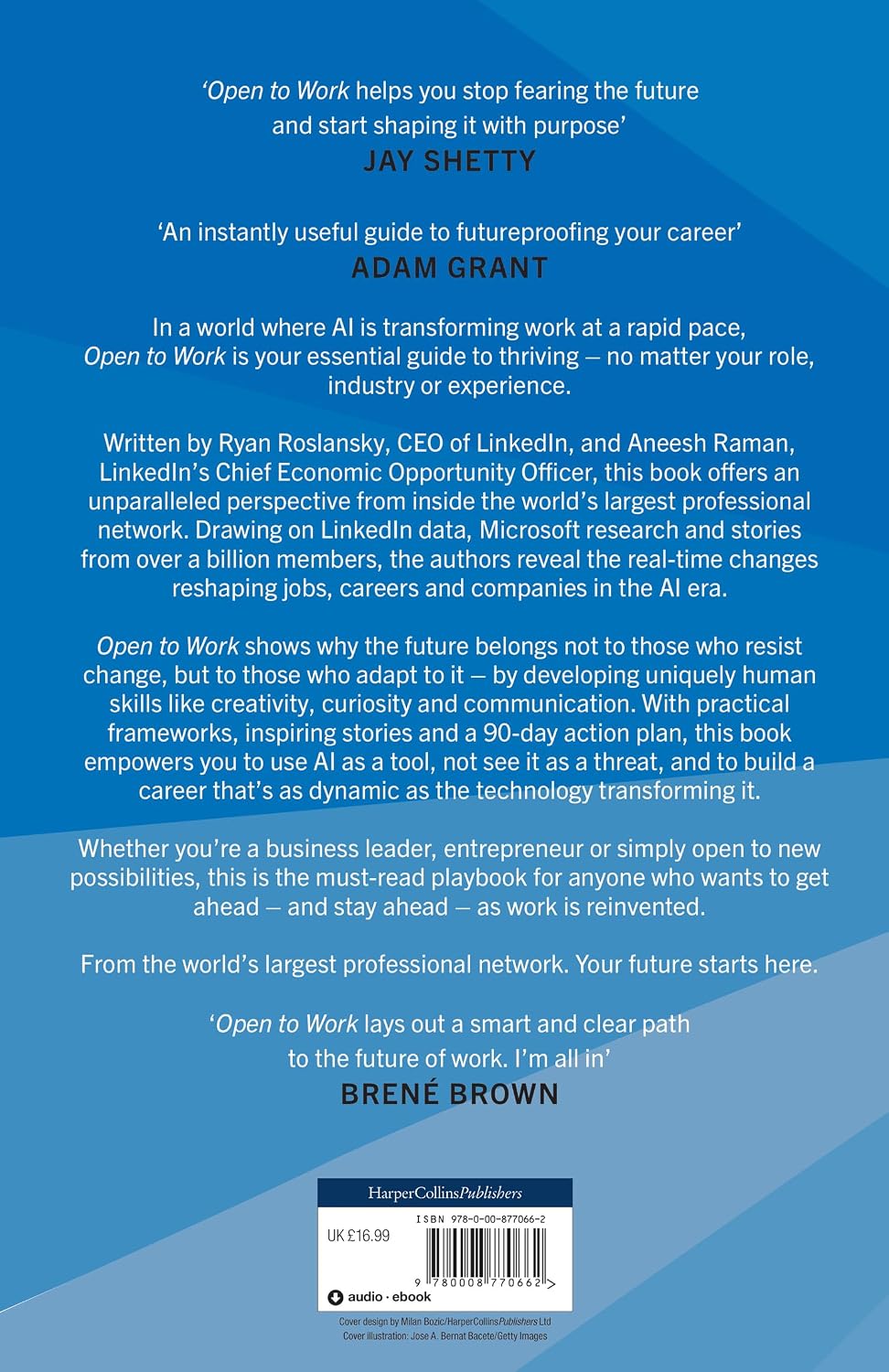 Thumbnail 1 de Open to Work: How to Get Ahead in the Age of AI – boek, 288 pagina's