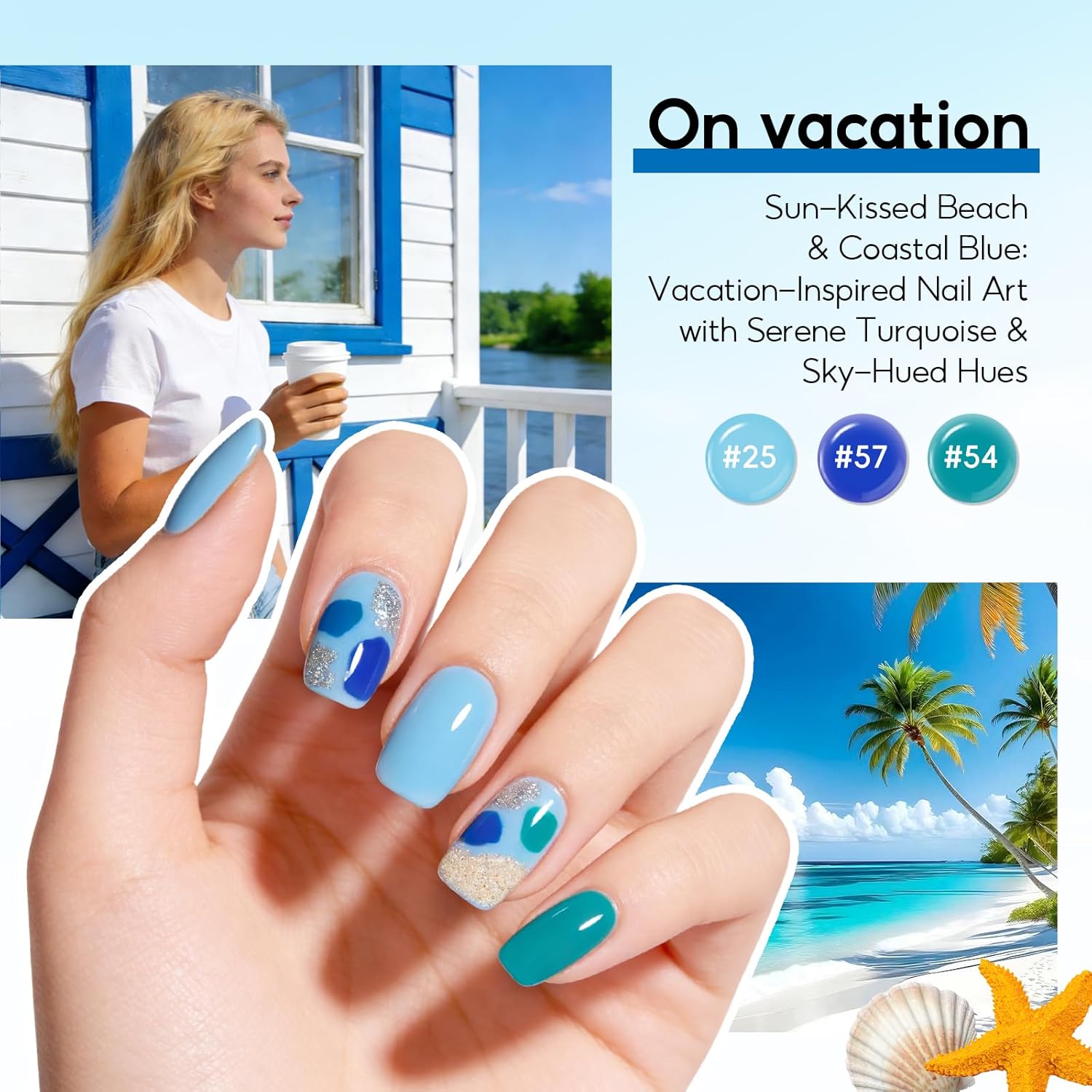Detalle de PEACECOLOR 25PCS UV Nagellack Set 7 ml đź’…