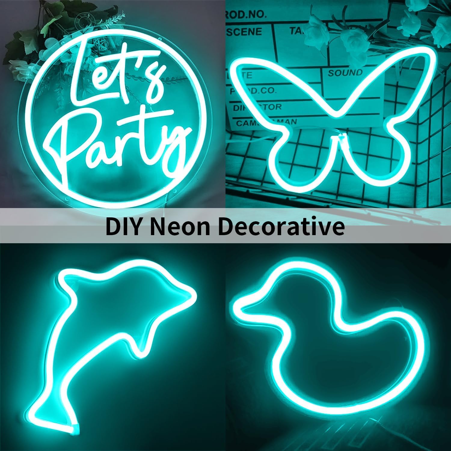 Thumbnail 5 de 🔵 ShineBurky Tira LED Neón 12V 5M Azul Helado IP65