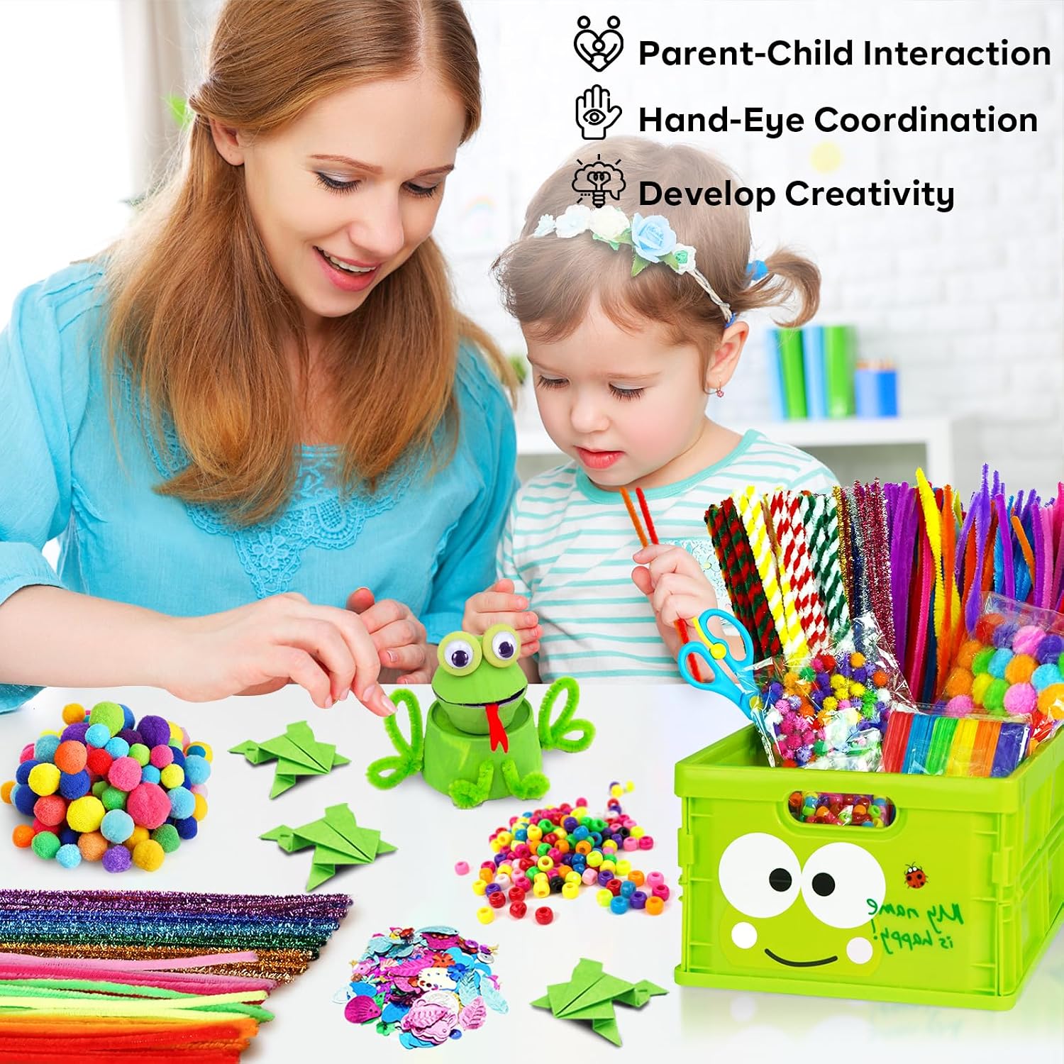 Detalle 1 de FUNZBO Arts and Crafts Kit for Kids Age 4+ 🎨