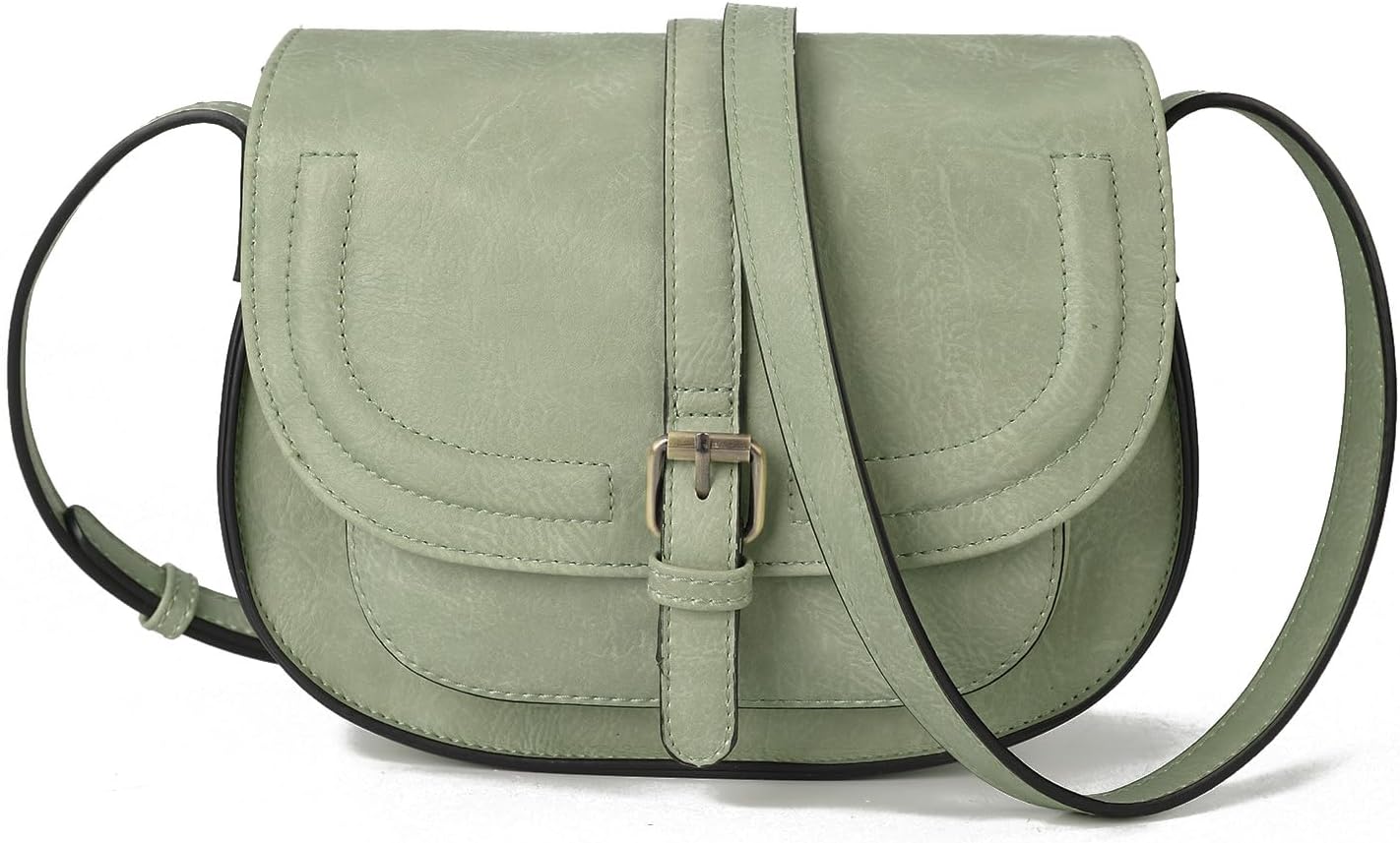 Thumbnail 5 de AFKOMST Crossbody Bag for Women (Small Satchel) – Vegan Leather Saddle Handbag