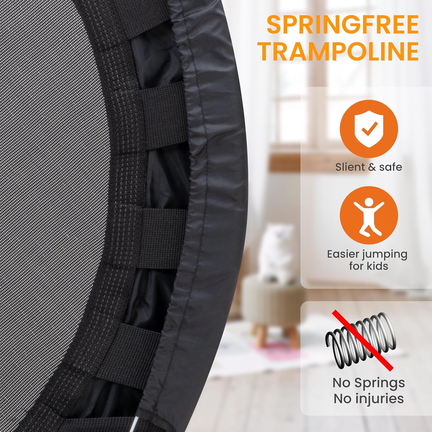 Thumbnail 1 de Ativafit 36-inch Elastic Band Big Handle Toddler Trampoline