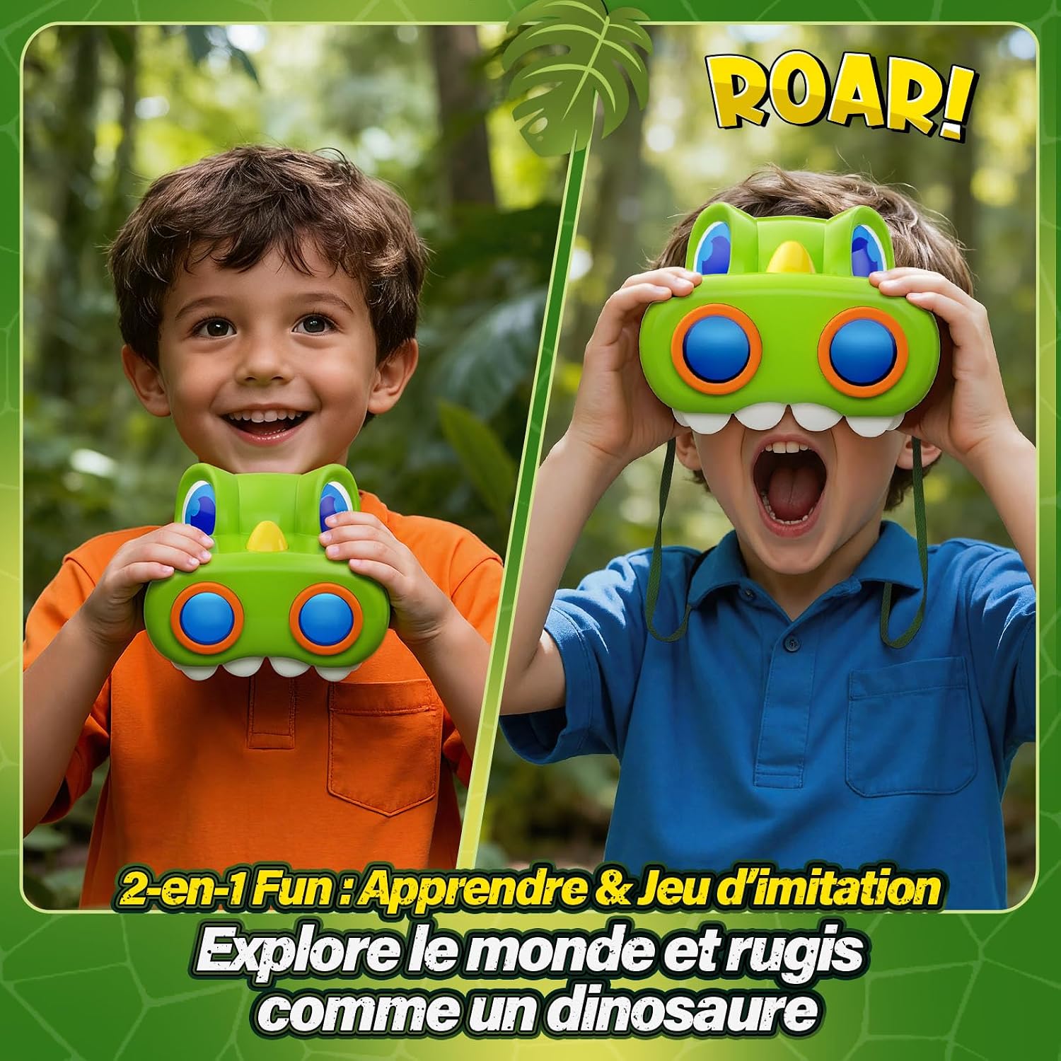 Thumbnail 5 de Jumelles Dinosaure Enfant