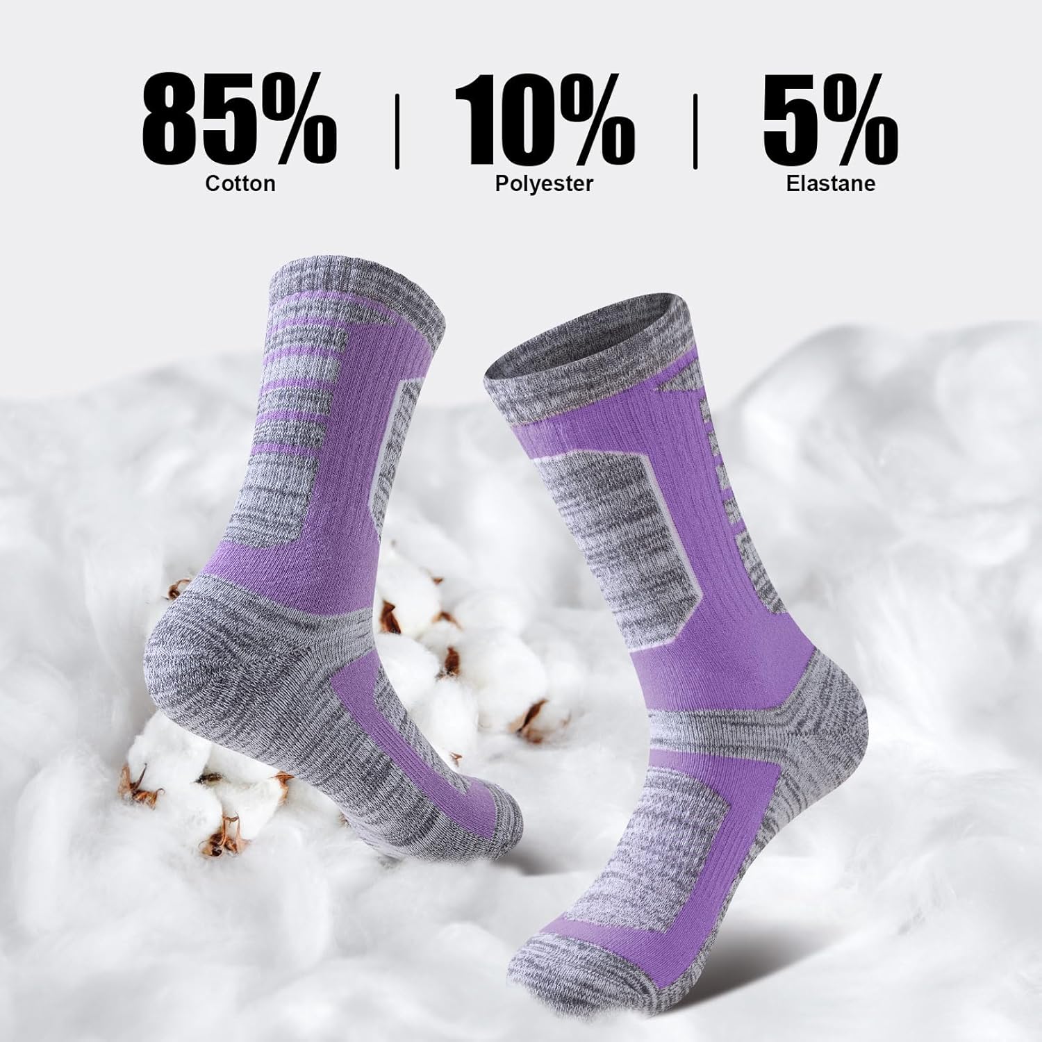 Thumbnail 4 de Niorasen Full Cushion Thermal Socks 5 Pairs