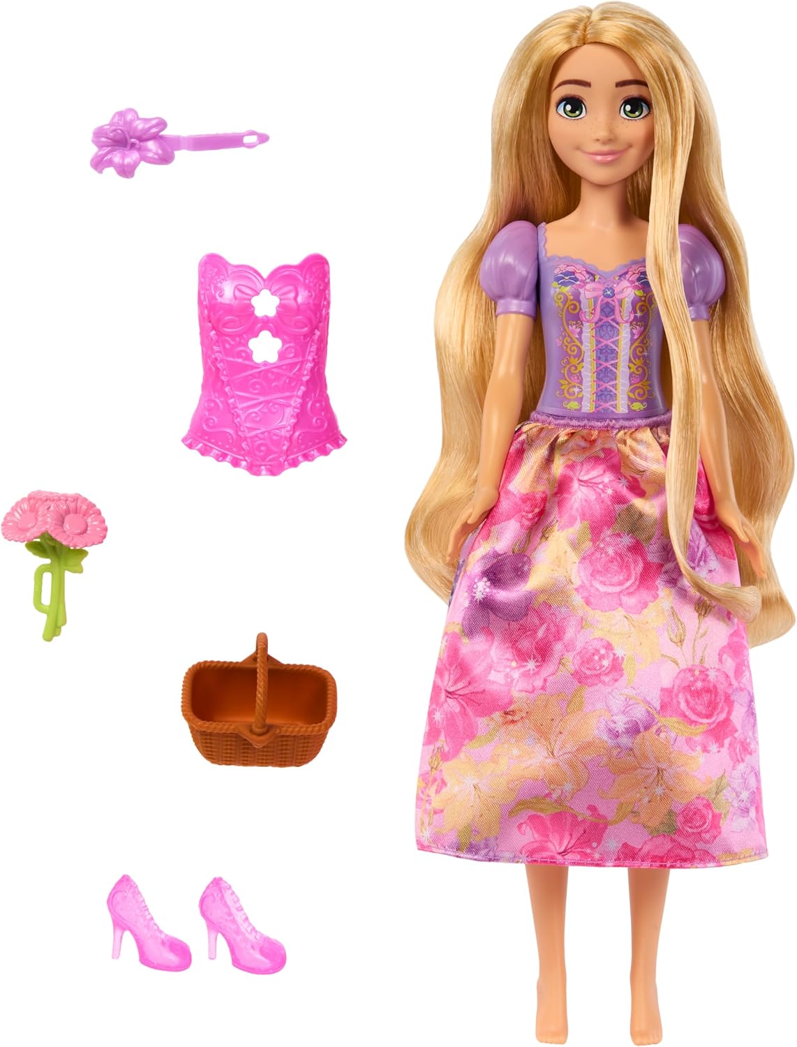 Thumbnail 6 de Mattel Disney Rapunzel Spin & Reveal Puppen-Set