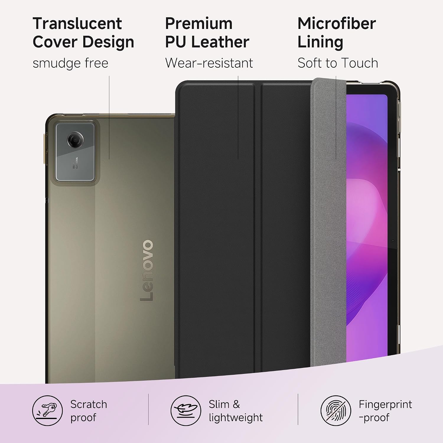 Detalle de CACOE Custodia Lenovo Idea Tab 11 2025