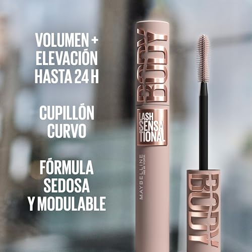 Detalle de Lash Sensational Body de Maybelline New York: máscara que define y aporta volumen duradero