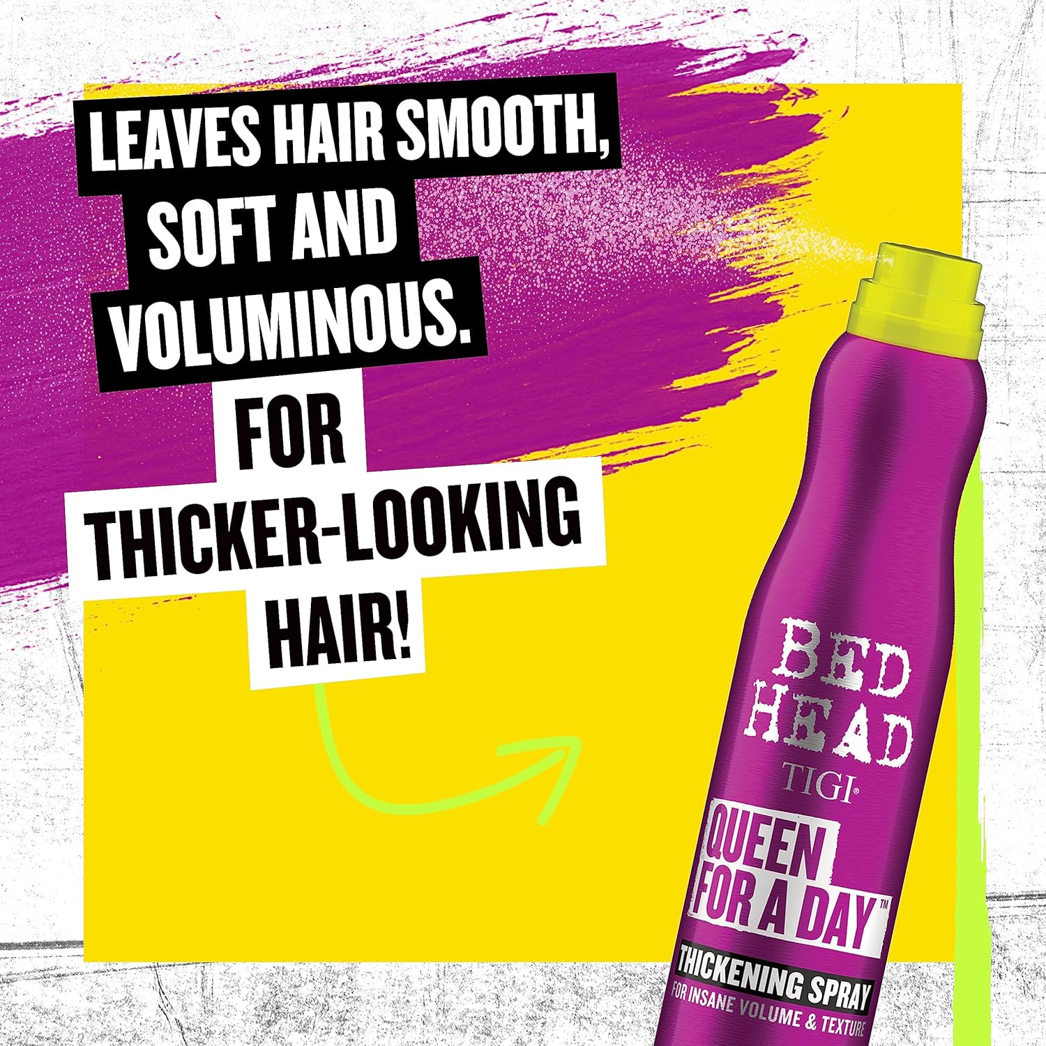 Detalle 2 de Bed Head by TIGI Queen For A Day Volume Thickening Spray per Capelli Fine