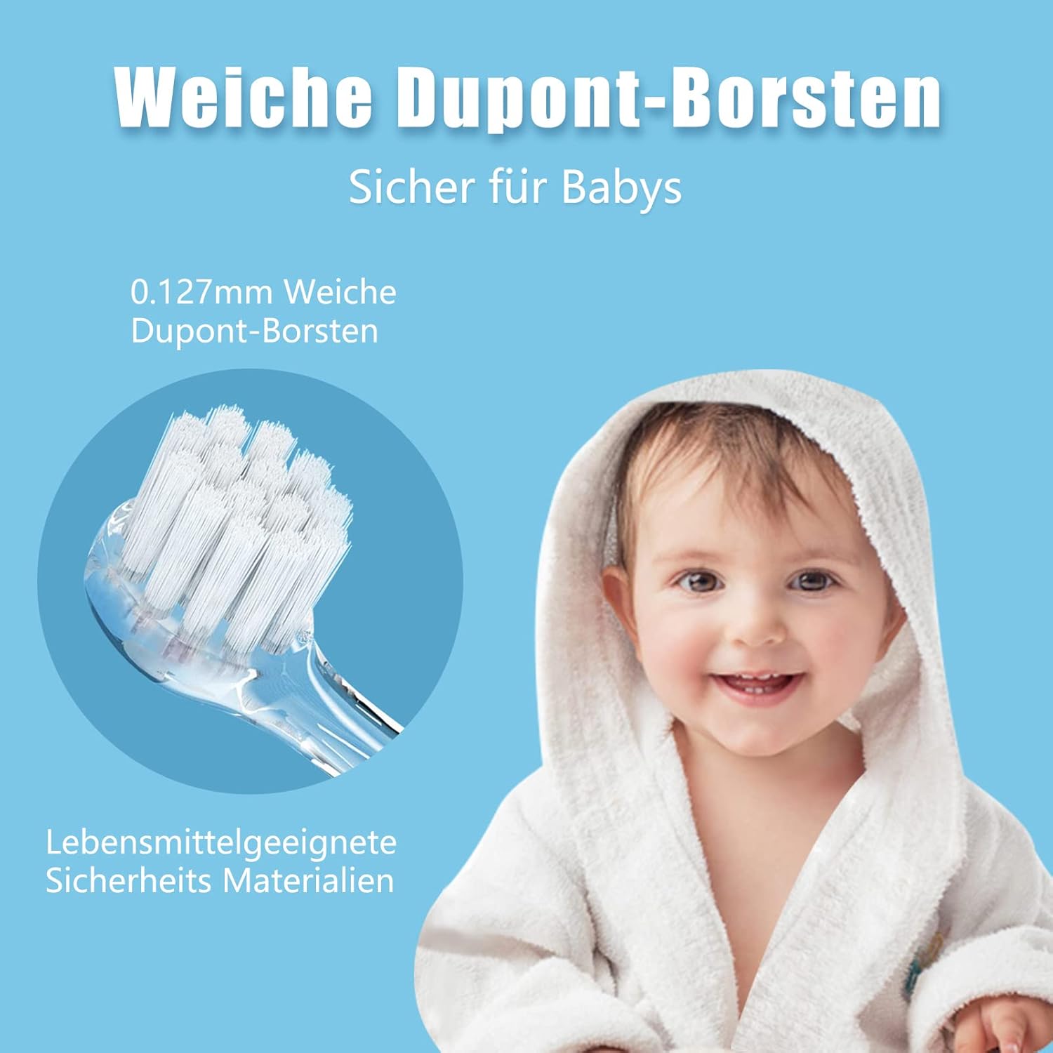 Thumbnail 2 de Seago SG-513 Elektrische Kinderzahnbürste 0–3 Jahre