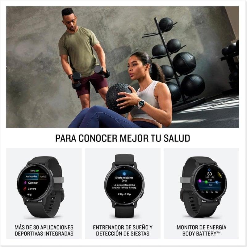 Detalle de Garmin Vívoactive 5 42 mm lila