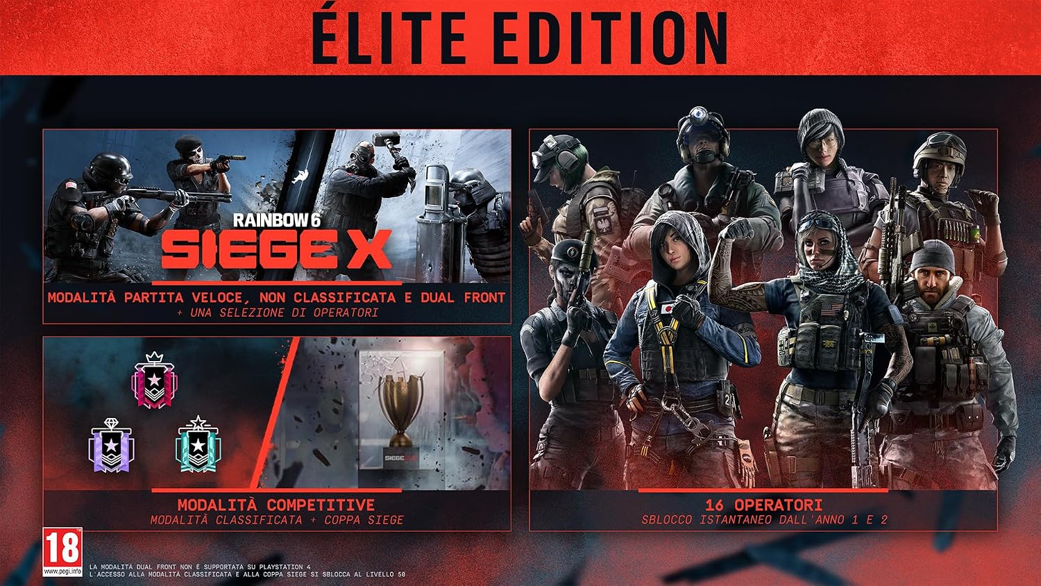 Detalle de Tom Clancy's Rainbow Six Siege X - Elite Edition (PS5)