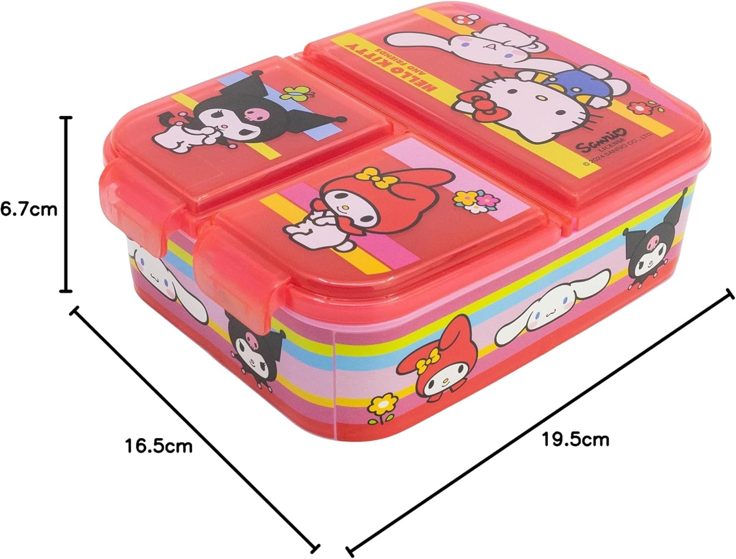 Thumbnail 6 de Stor Hello Kitty and Friends - Contenitore per il pranzo con 3 scomparti