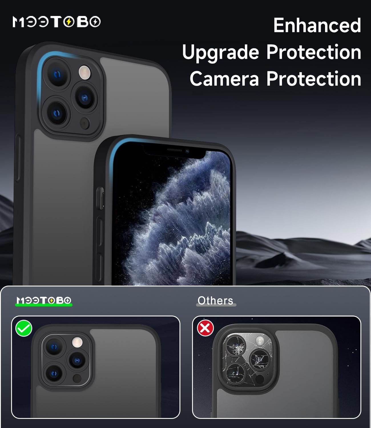 Thumbnail 2 de Mootobo 3-in-1 iPhone 11 Pro Max Case with Full Camera Protection and Screen Protectors