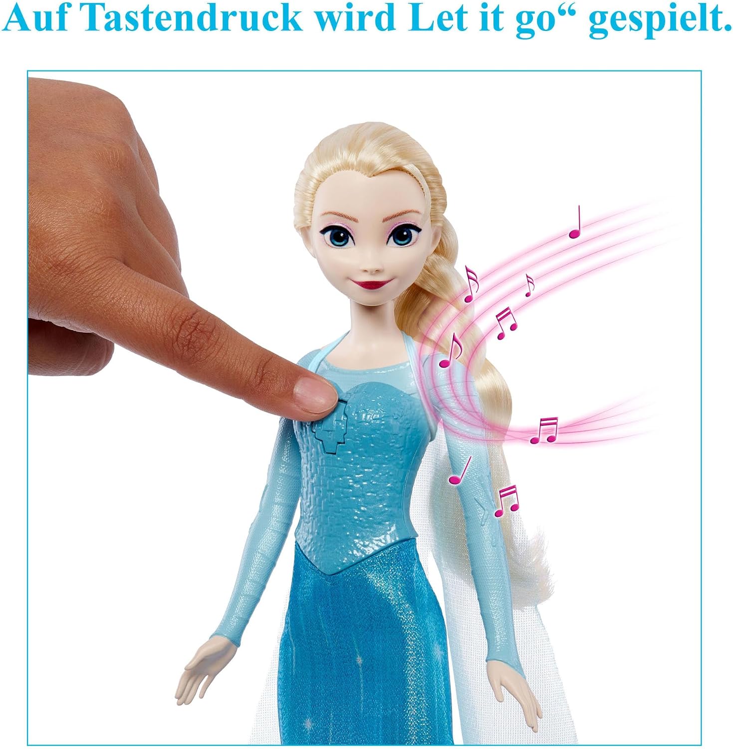 Detalle de Mattel Singende Elsa-Modepuppe 30 Sekunden