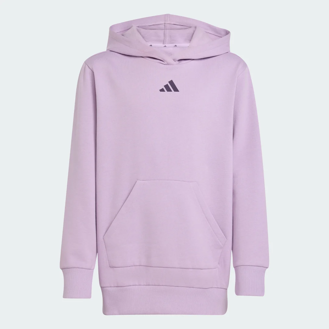 Detalle de Conjunto de chándal con capucha de Adidas – violeta