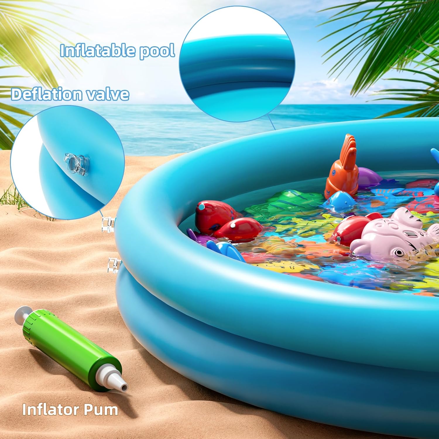 Thumbnail 4 de NIPLOOOW Pool Fishing Toy Set for Kids 3 🎣