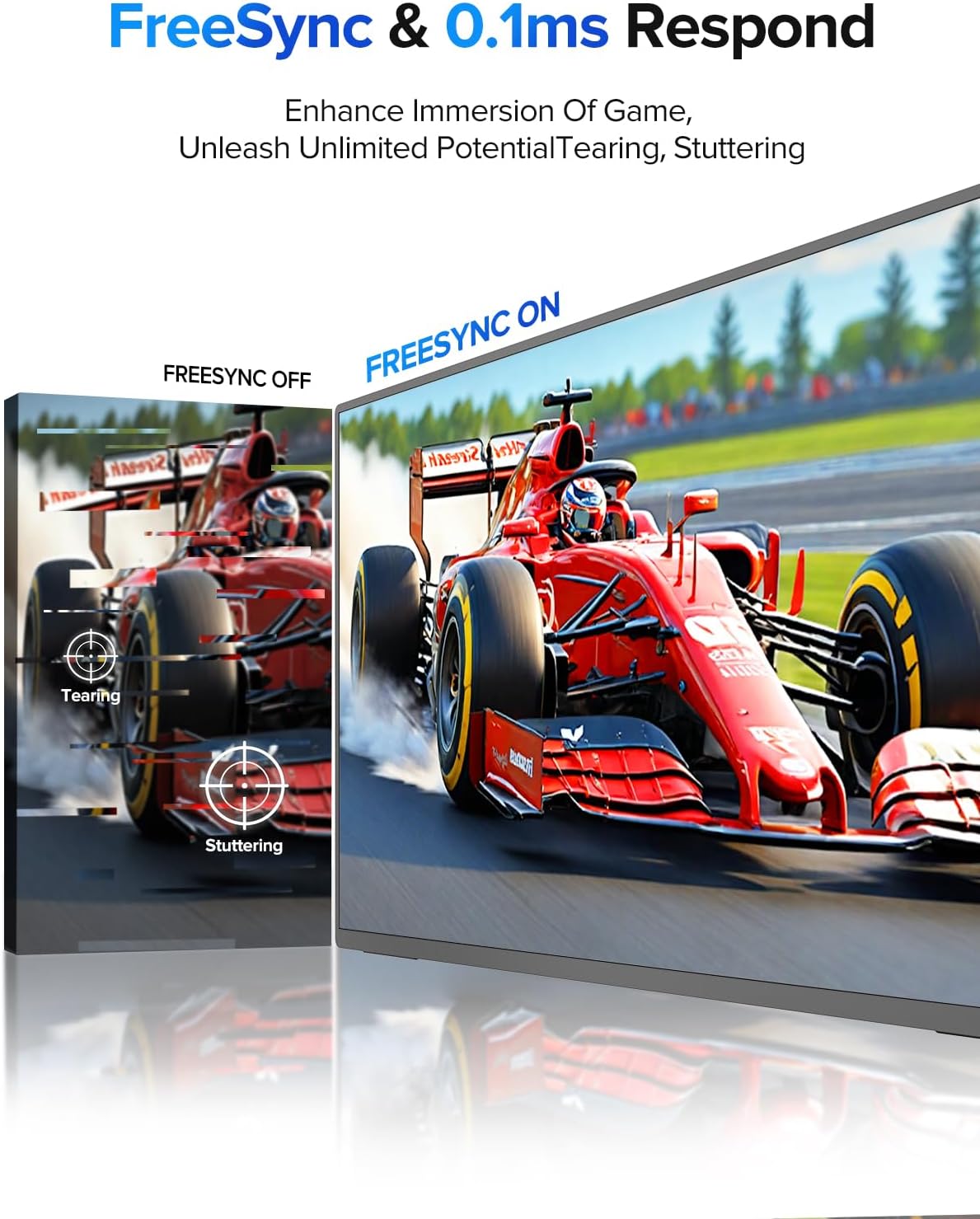 Detalle de UPERFECT 165Hz Touchscreen 24.5” 2K Portable Gaming Monitor review