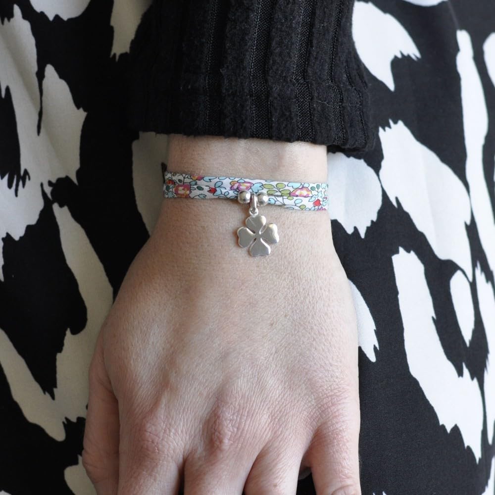 Thumbnail 2 de Les Poulettes Bijoux bracciale doppio giro “Collegamenti” in argento 925