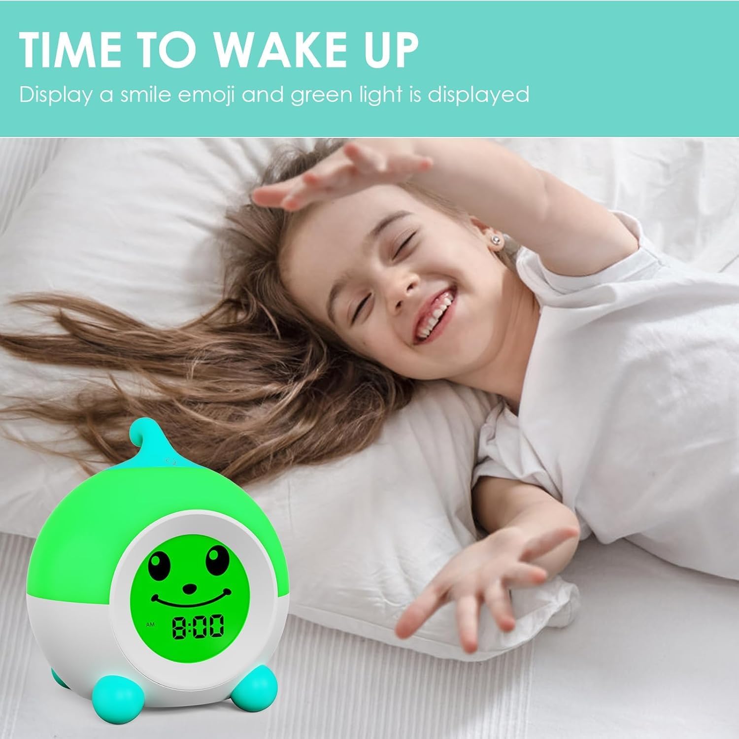 Thumbnail 1 de iHoo Ok to Wake Kids Alarm Clock toddler sleep trainer