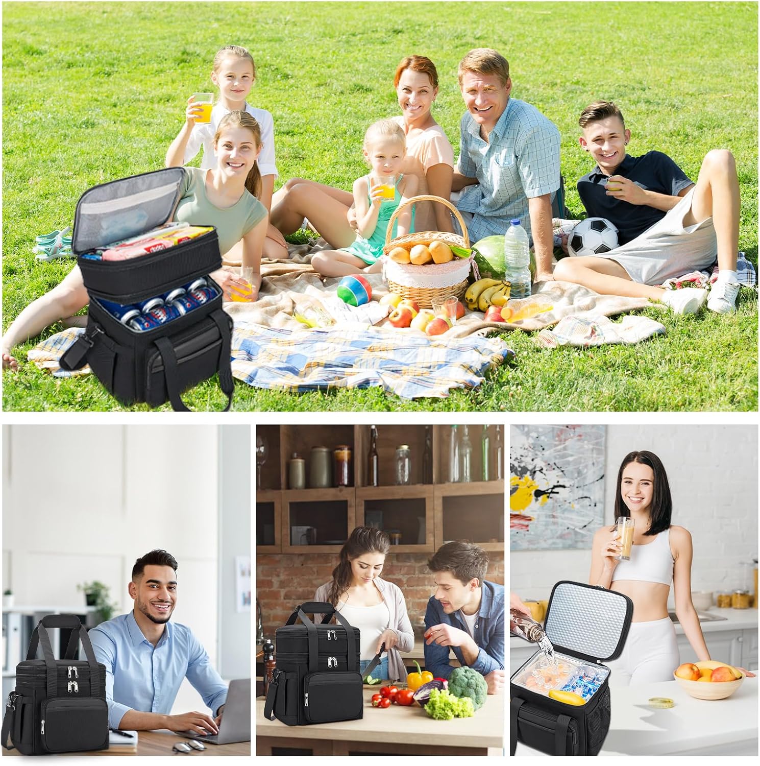 Thumbnail 6 de holuxer Insulated Lunch Bag 15L — Large Leakproof Cooler Bag