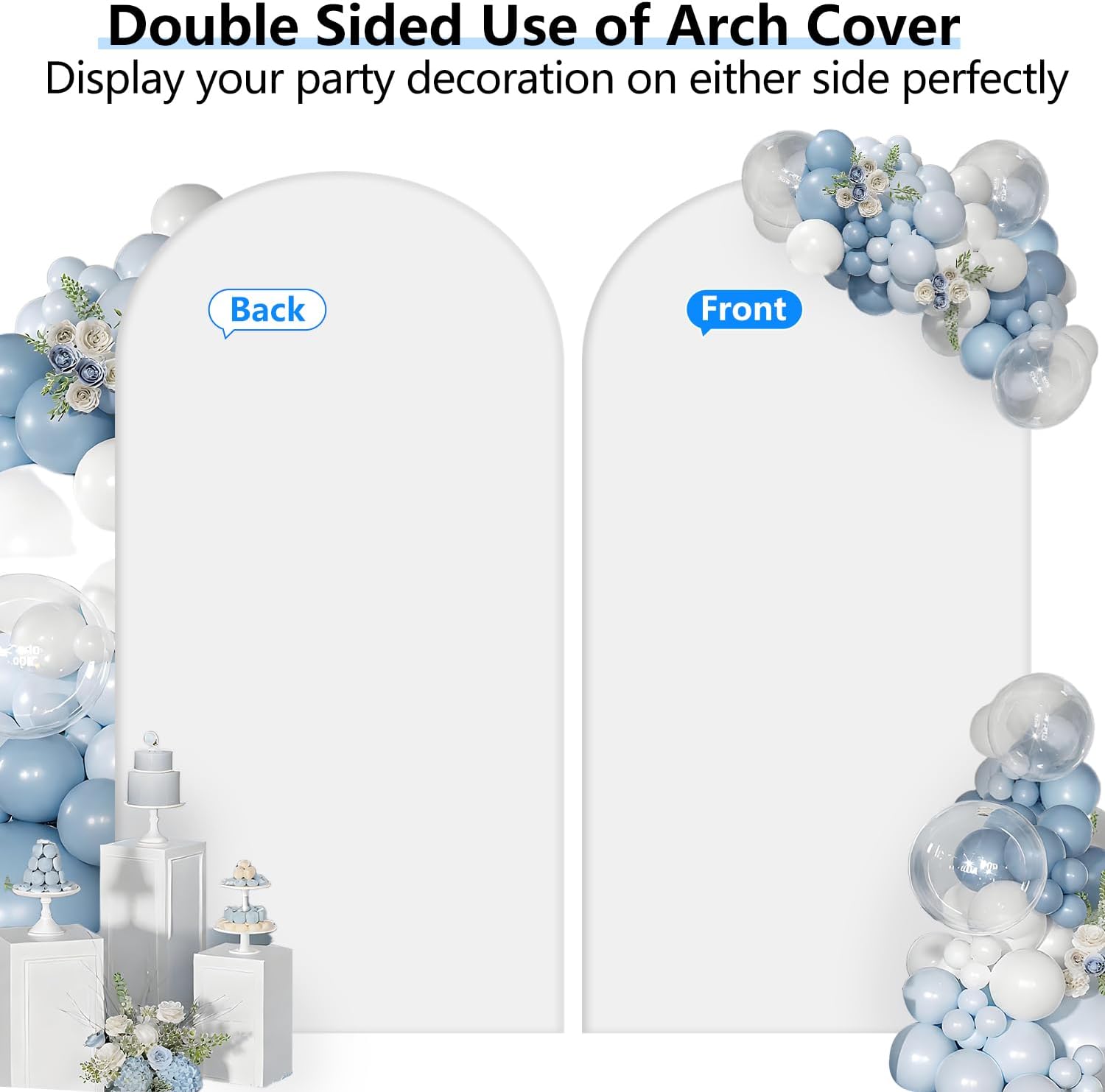 Detalle de Hemmotop Spandex Arch Backdrop Cover