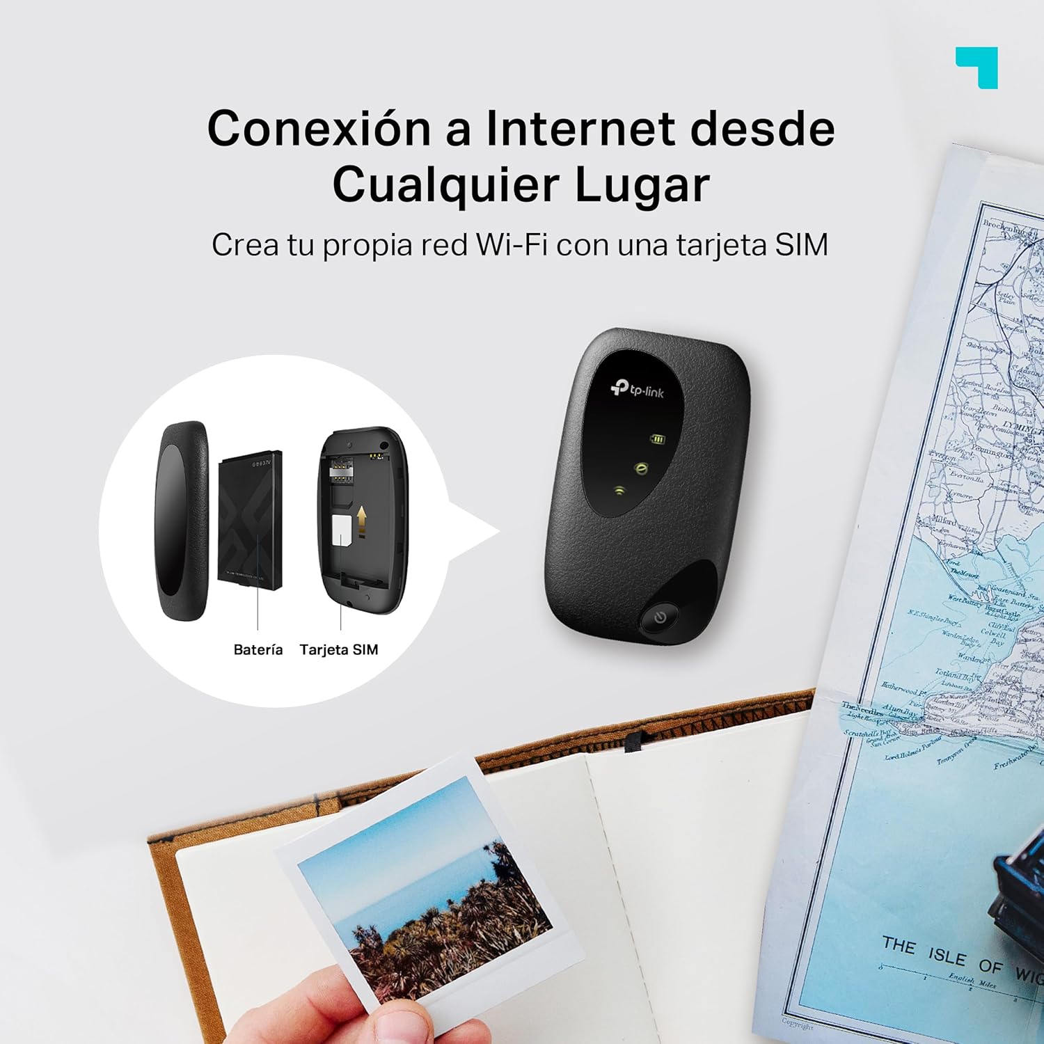 Detalle de TP-Link M7000 Router 4G móvil 150 Mbps