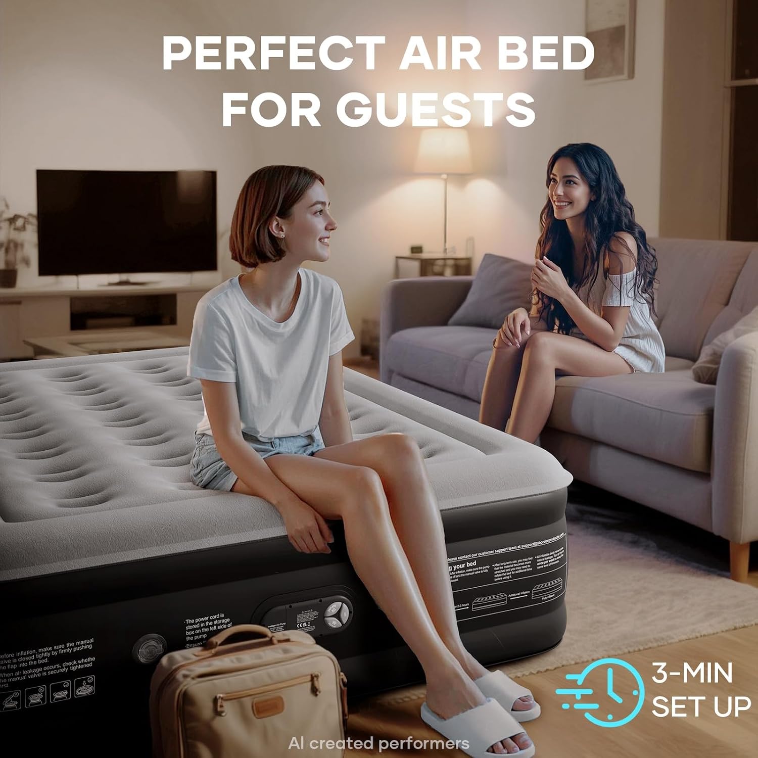 Detalle 2 de OlarHike Inflatable Mattress 190x140cm