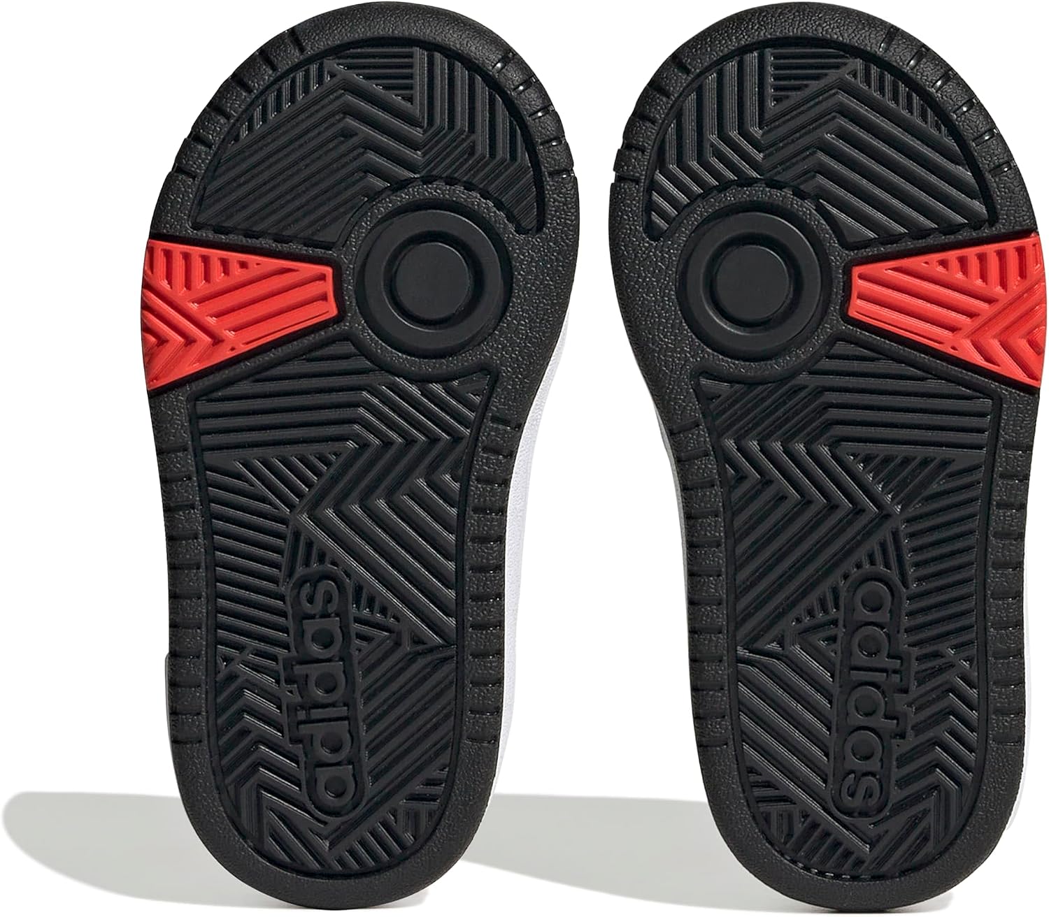 Thumbnail 6 de Adidas Originals Boys Hoops Shoes – Cloud White, Core Black, Bright Red (5 UK)