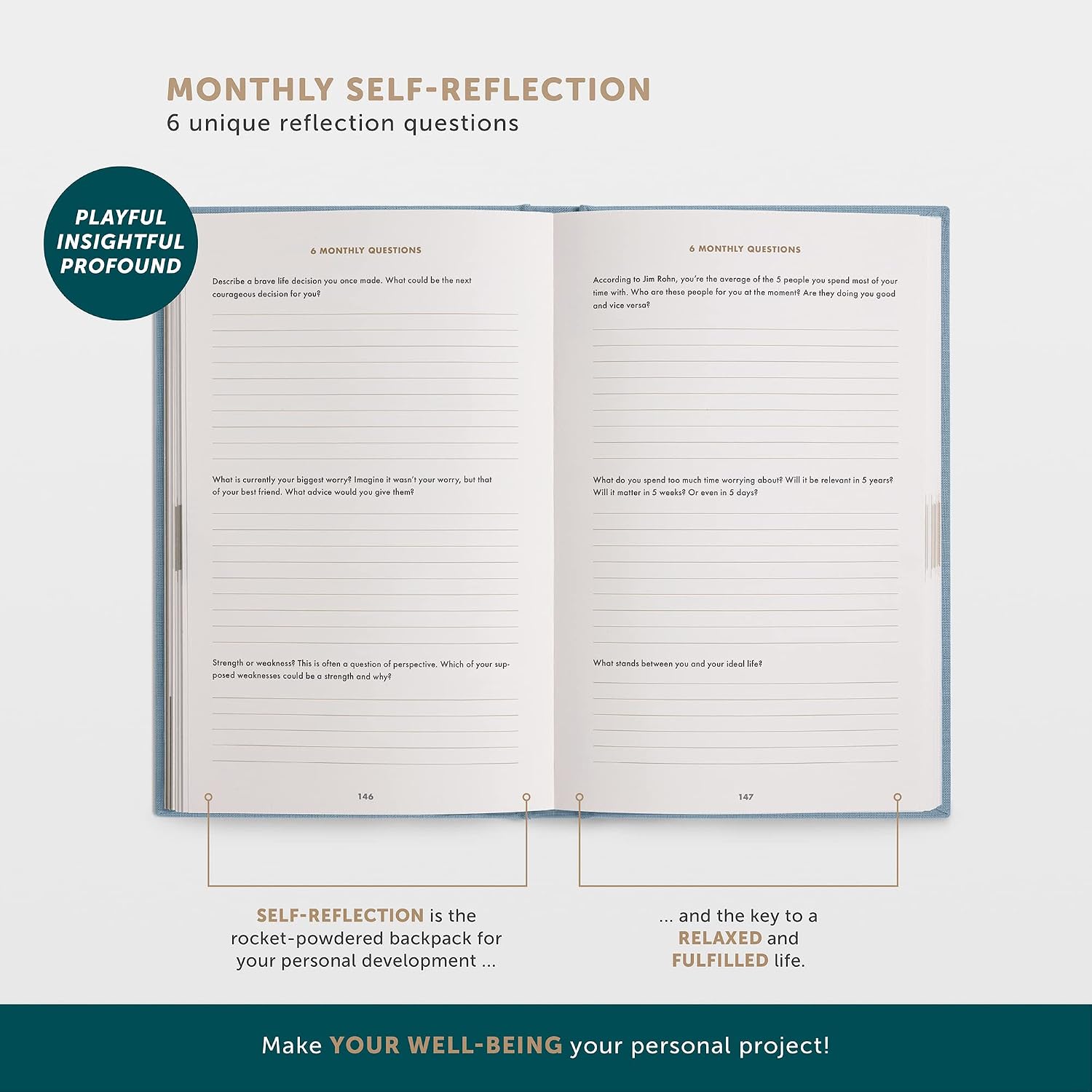 Thumbnail 5 de UrBestSelf 6-Minute Diary Pure 2025
