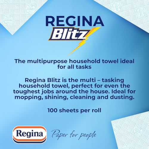 Detalle de Regina Blitz 8 Rolls of 3-Ply Household Towel