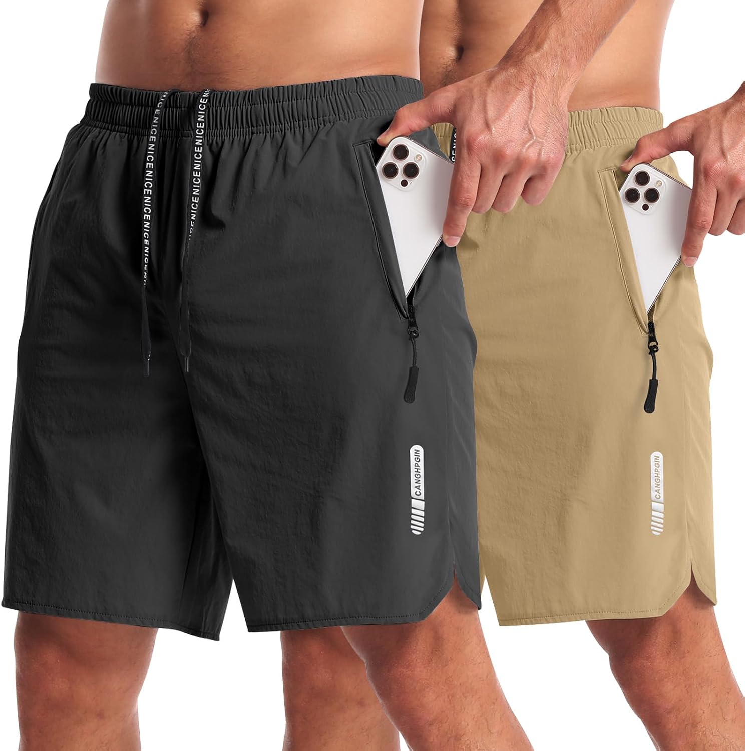 Detalle de CANGHPGIN Workout Shorts 7in Inseam