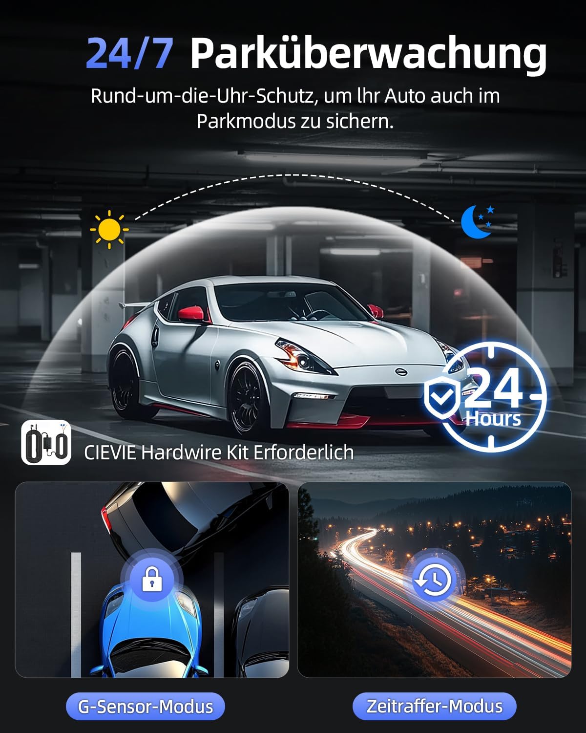 Thumbnail 4 de CIEVIE D100 Dashcam 64 GB